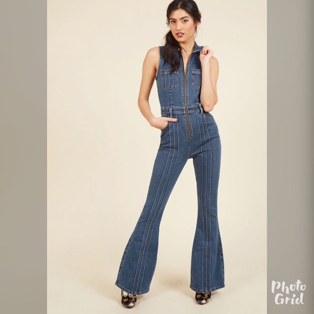 Minkpink denim jumpsuit